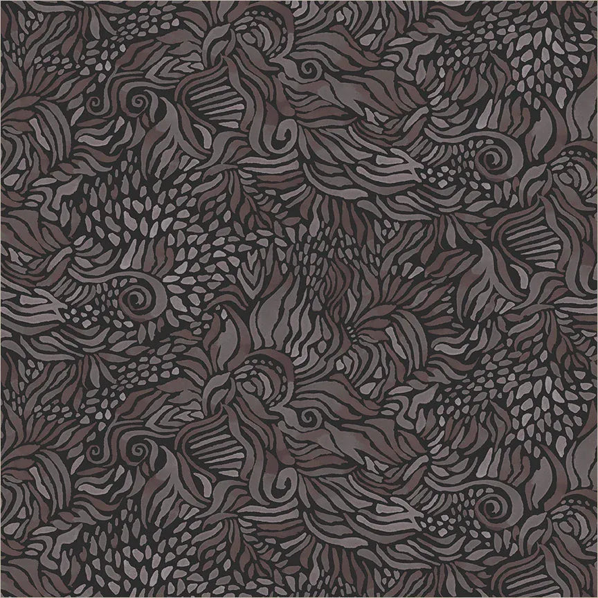 Wild Reverie by Melissa Marie Collins - Foliage, Walnut Fabric Wild Reverie by Melissa Marie Collins - Foliage, Walnut Fabric