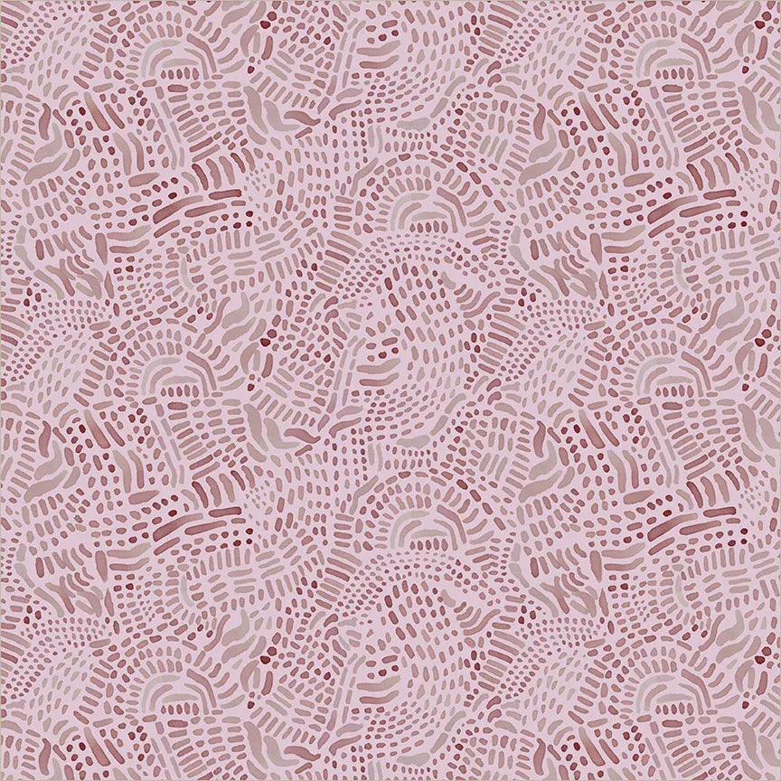 Wild Reverie by Melissa Marie Collins - Burlwood, Lilac Fabric Wild Reverie by Melissa Marie Collins - Burlwood, Lilac Fabric