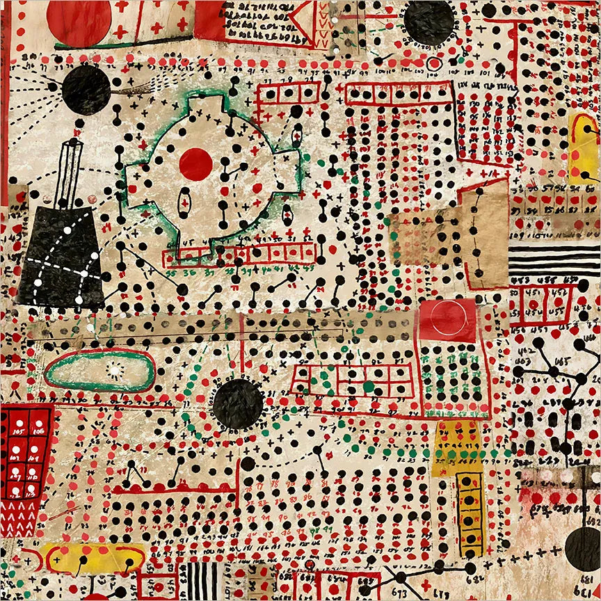 Origins by Shane Drinkwater for Windham Fabrics - Circuit, Ecru Fabric Origins by Shane Drinkwater for Windham Fabrics - Circuit, Ecru Fabric