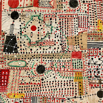 Origins by Shane Drinkwater for Windham Fabrics - Circuit, Ecru Fabric Origins by Shane Drinkwater for Windham Fabrics - Circuit, Ecru Fabric