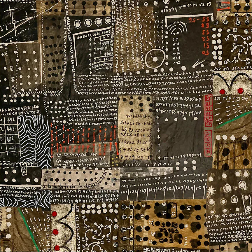 Origins by Shane Drinkwater for Windham Fabrics - Coded, Ebony Fabric Origins by Shane Drinkwater for Windham Fabrics - Coded, Ebony Fabric