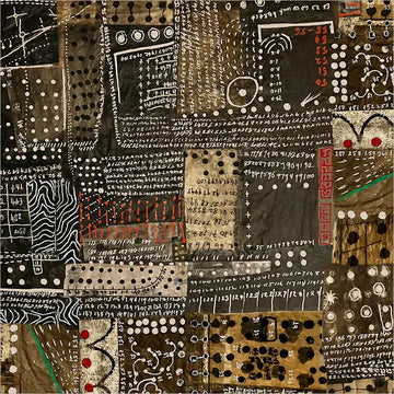 Origins by Shane Drinkwater for Windham Fabrics - Coded, Ebony Fabric Origins by Shane Drinkwater for Windham Fabrics - Coded, Ebony Fabric