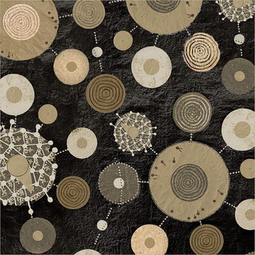 Origins by Shane Drinkwater - Core, Coal 108" Quilt Back Fabric Origins by Shane Drinkwater - Core, Coal Quilt Back Fabric