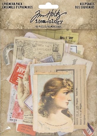 Tim Holtz Idea-Ology Ephemera Keepsakes, 95pcs