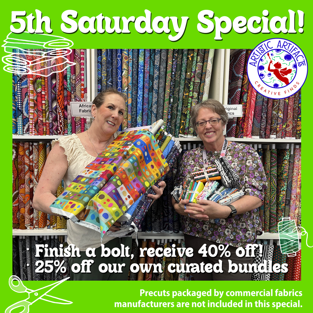 October 31: Fifth Saturday Specials!