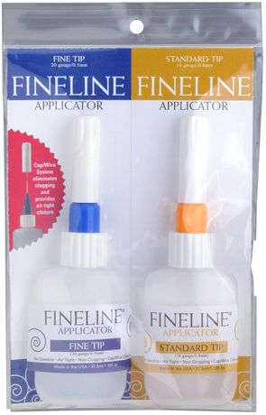 FineLine Applicators, 2 pk, Fine tip & Standard tip