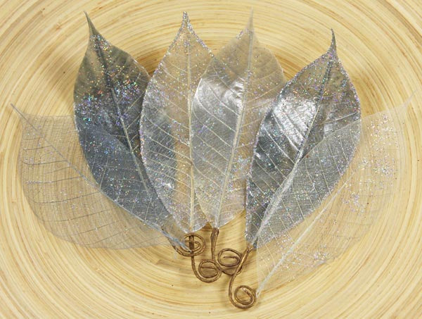 Prima Flowers Leaf Embellishments - Temple Leaves Sifah Blue