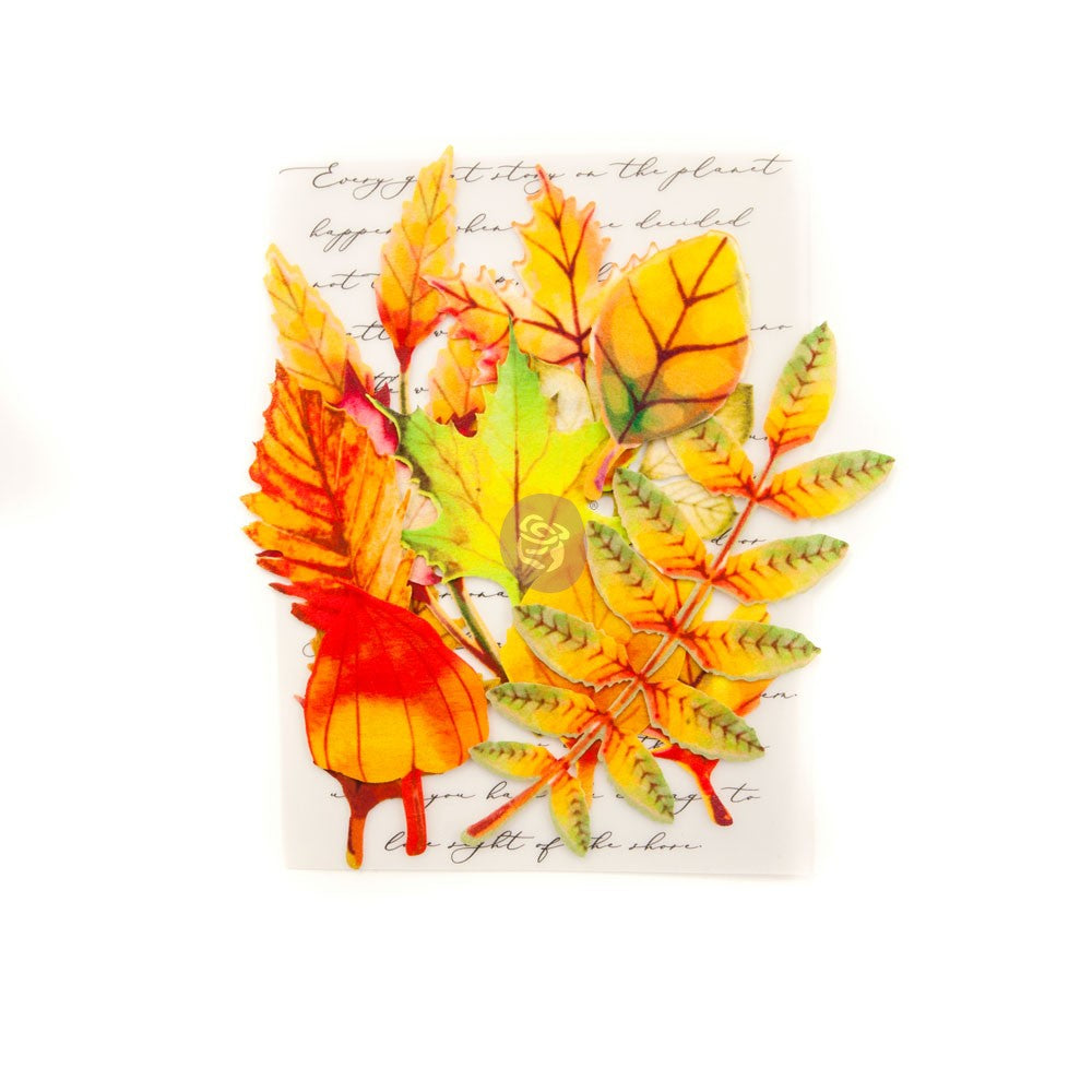 Prima Flowers Leaf Embellishments - Autumn Maple