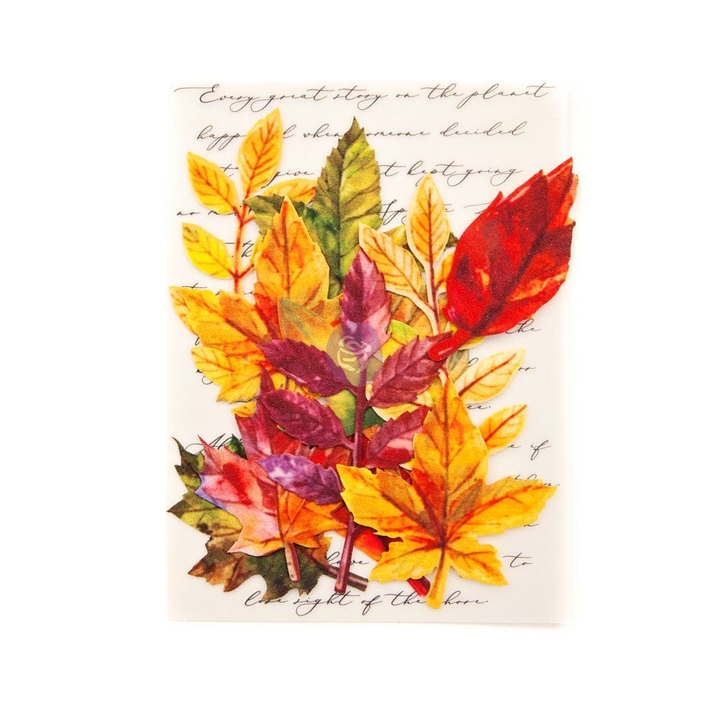 Prima Flowers Leaf Embellishments - Fall Solstice