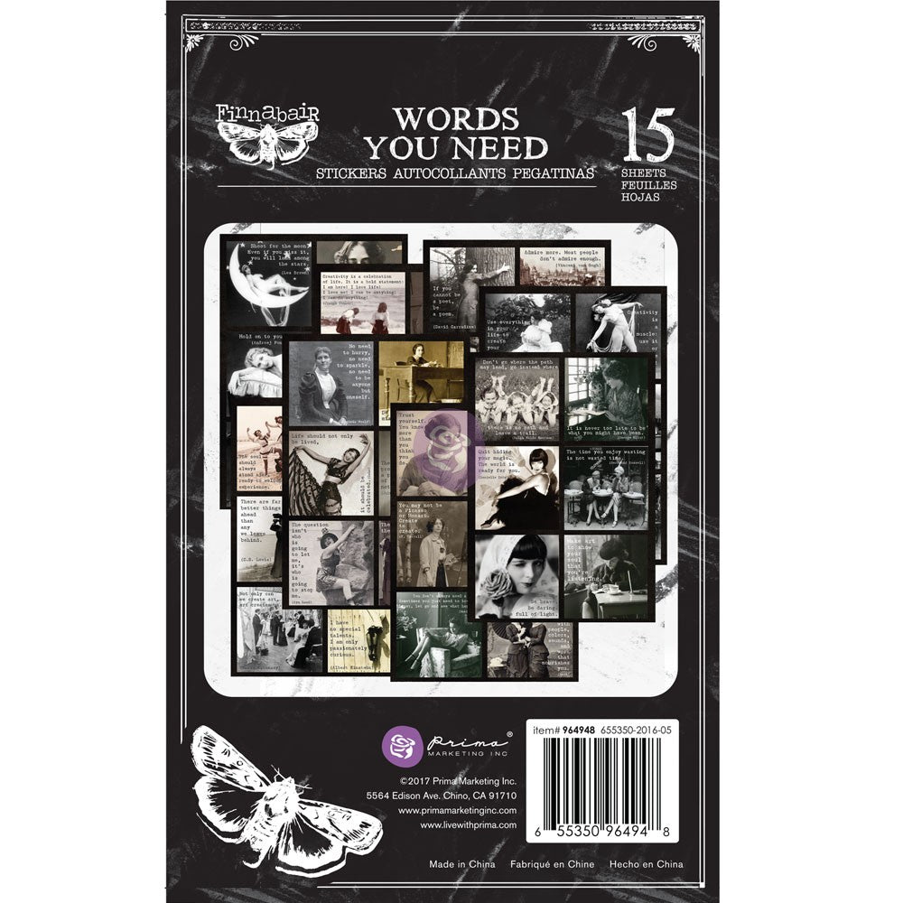 Art Daily Planner Sticker Pad - Words You Need