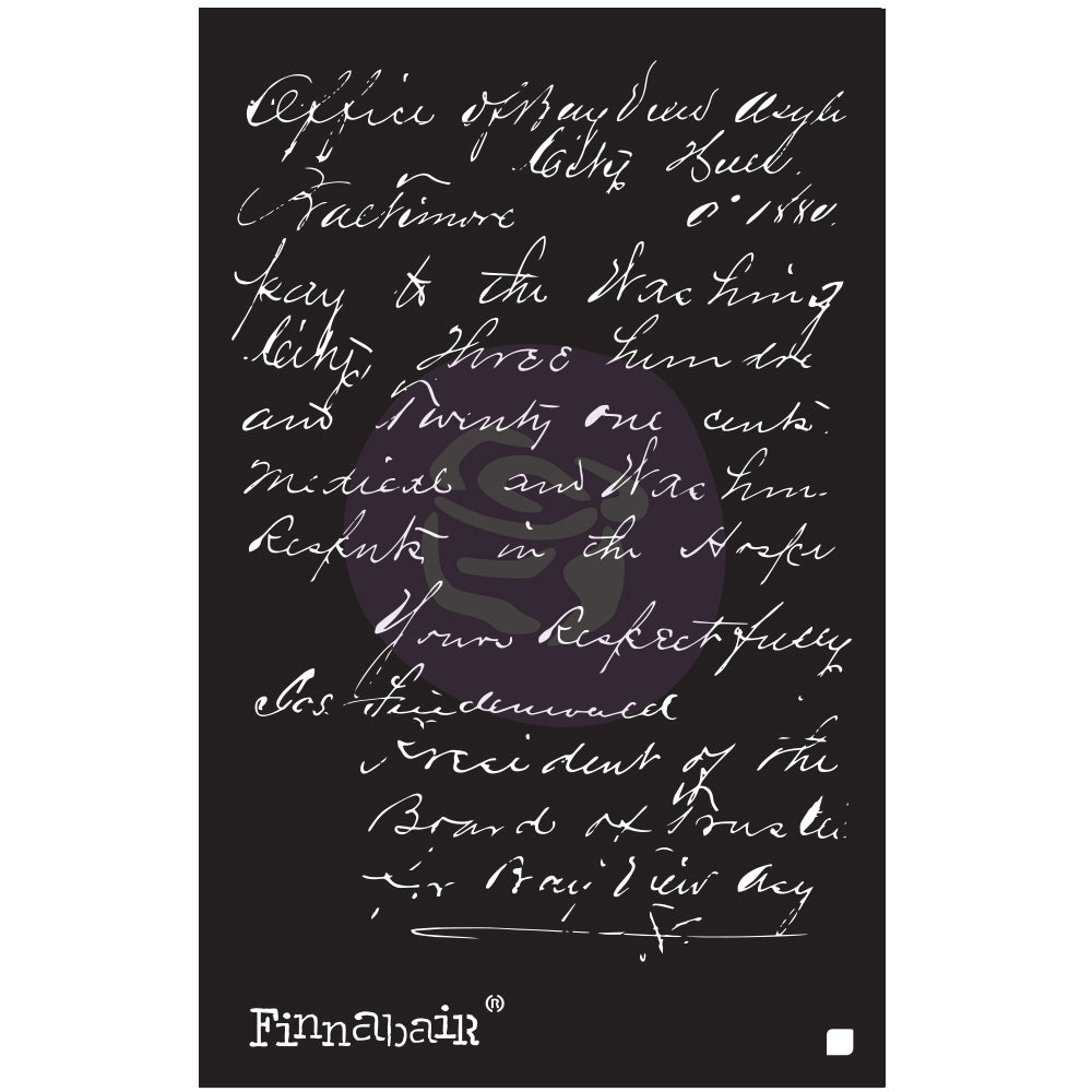 Finnabair Read My Letter Stencil - 6"x 9"