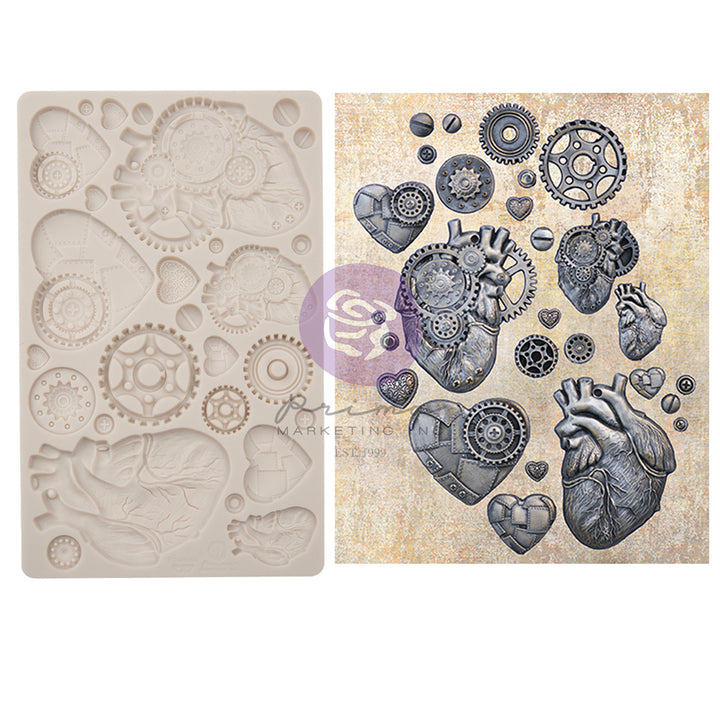 Finnabair Moulds - Steampunk Hearts