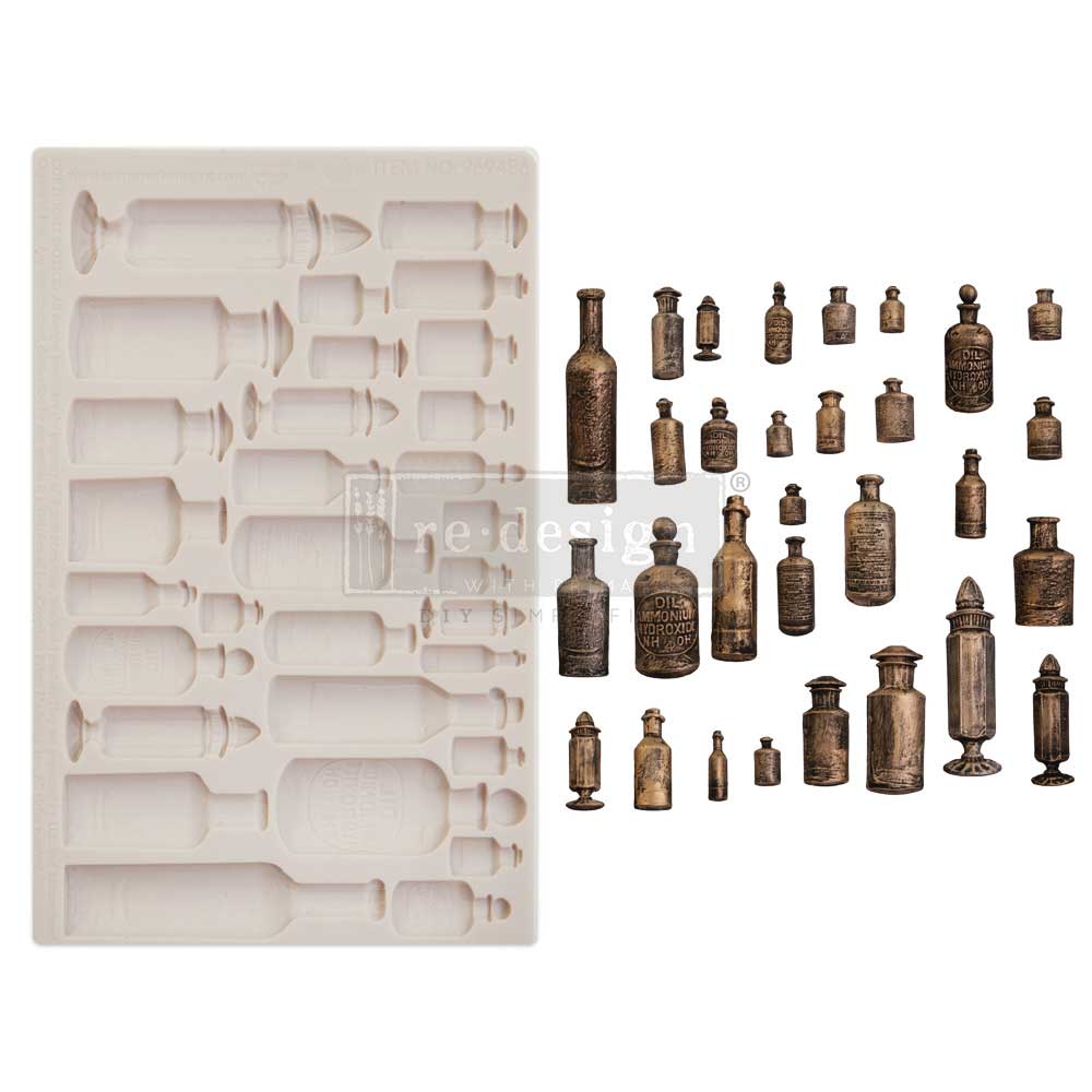 Finnabair Moulds - Apothecary Bottles