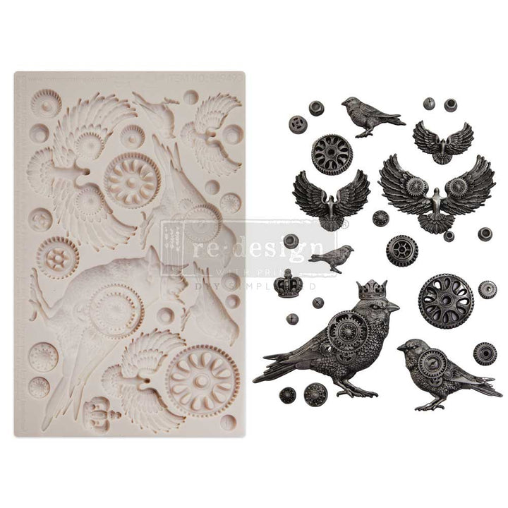 Finnabair Moulds - Clockwork Sparrows