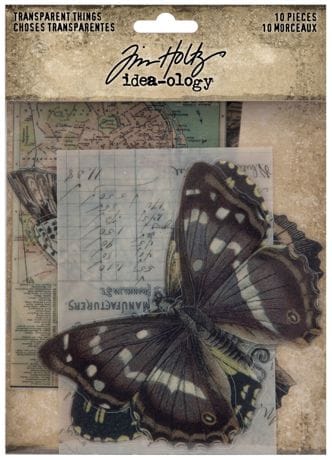 Tim Holtz Idea-Ology Transparent Things (10 pcs)