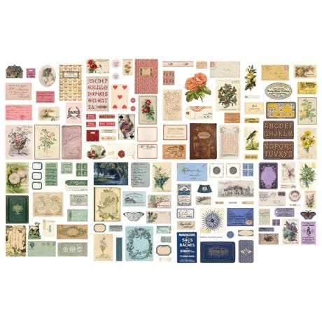 Tim Holtz Idea-Ology Large Ephemera Pack (136 pcs)