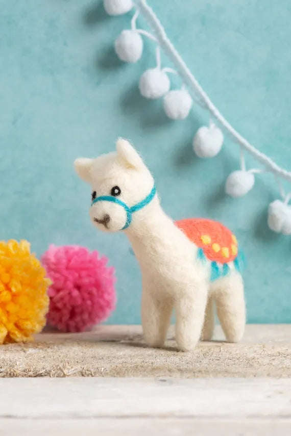 Alpaca Mini Needle Felting Kit by Hawthorn Handmade