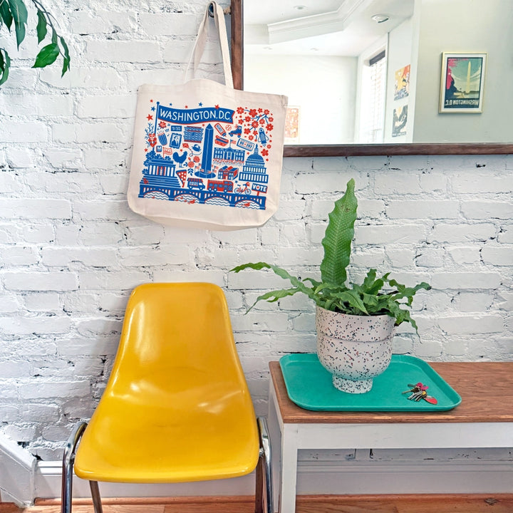 Washington DC Landmarks Tote Bag