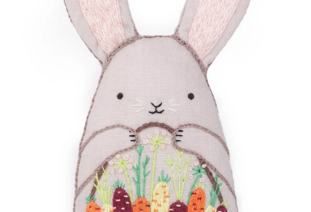 D.I.Y Embroidered Doll Kit - Bunny