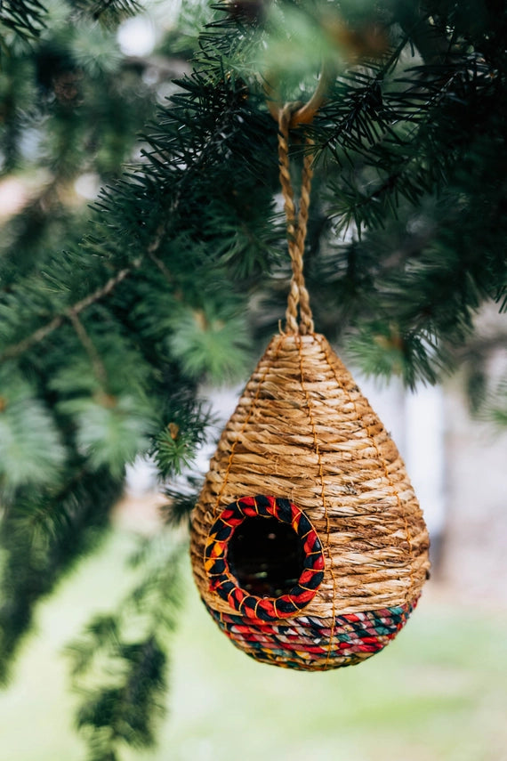 Teardrop Sari Birdhouse