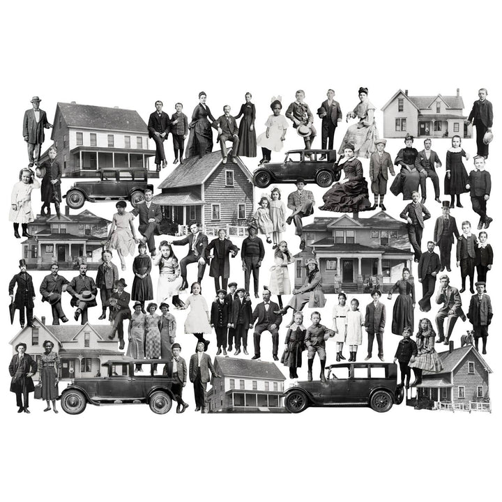 Tim Holtz Idea-Ology Ephemera Paper Doll Poses, 62 pcs