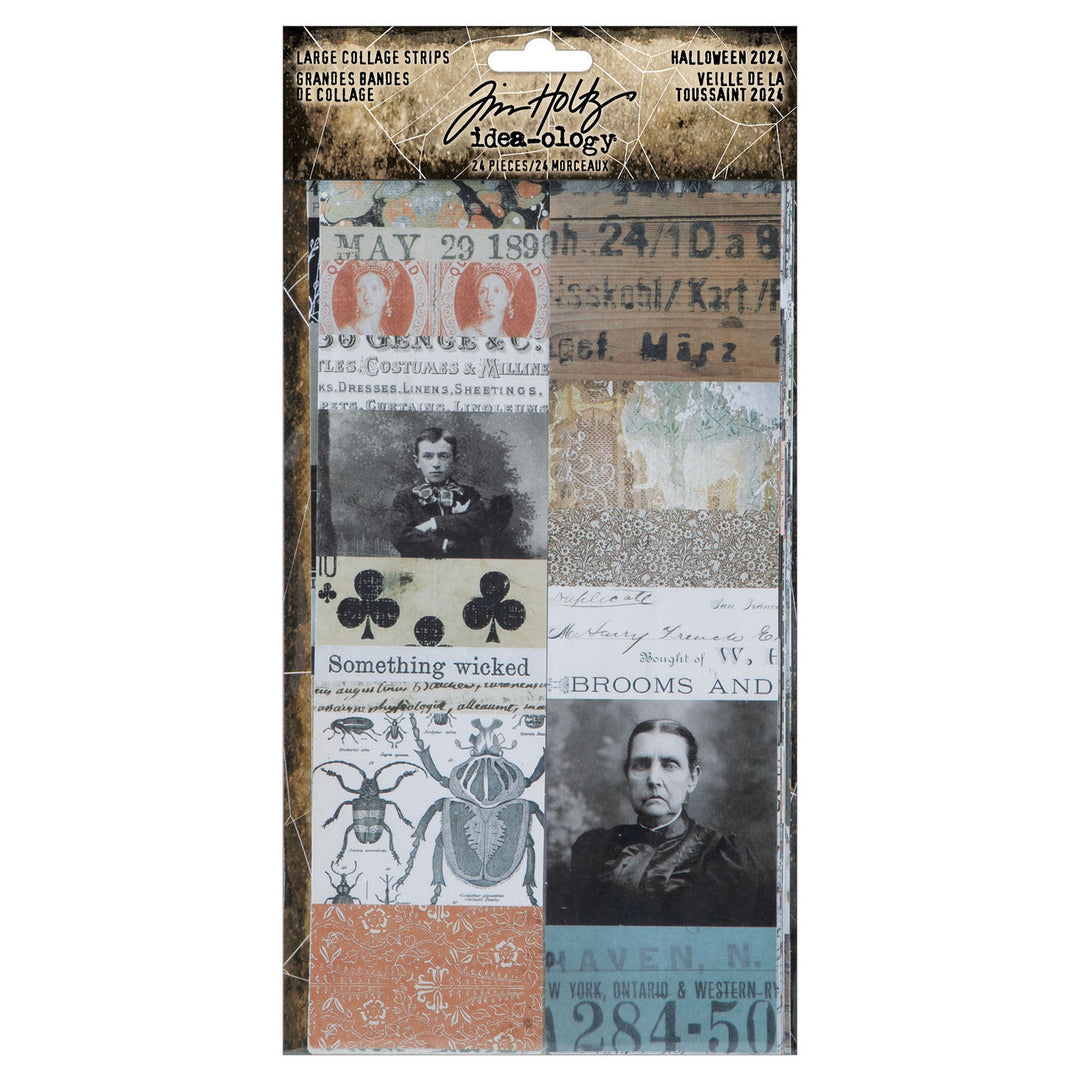 Halloween Large Collage Strips from Tim Holtz, Idea-ology