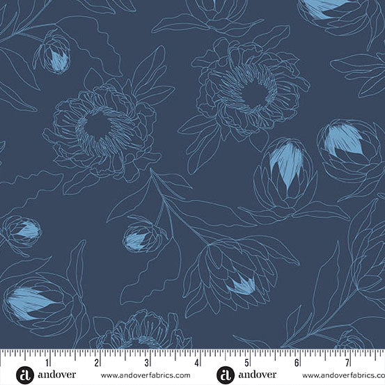 Color Me Whispered - Protea Whisper, Navy