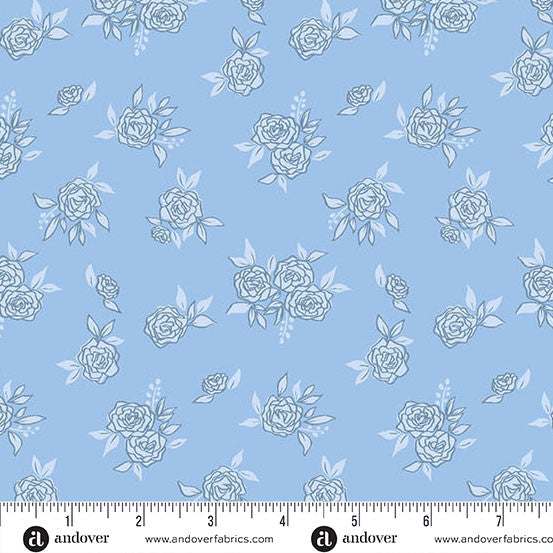 Color Me Whispered - Rosy Haze, Sky Blue