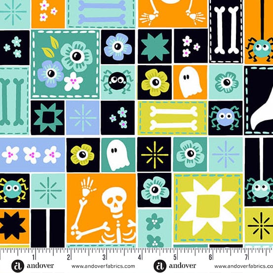 Ghostly Garden by KP Creates - Spooky, Aqua
