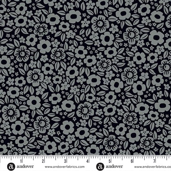 Ghostly Garden by KP Creates - Floral Fright, Black