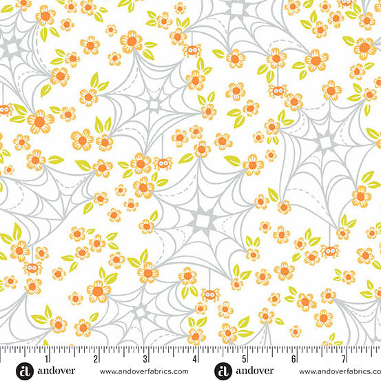 Ghostly Garden by KP Creates -  Web and Bloom White