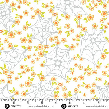 Ghostly Garden by KP Creates - Web and Bloom, White Ghostly Garden by KP Creates - Web and Bloom, White