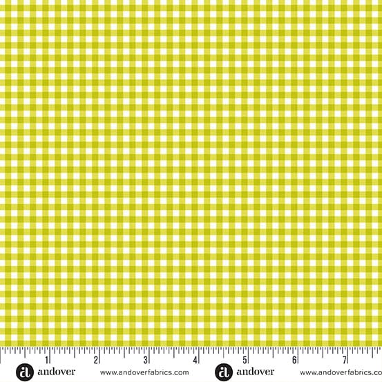 Ghostly Garden by KP Creates - Bitty Gingham, Green