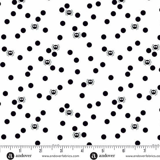 Ghostly Garden by KP Creates - Spin and Spot, White