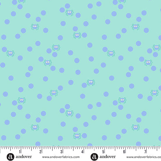 Ghostly Garden by KP Creates - Spin and Spot, Aqua