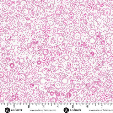 Pink floral fabric, 72dpi-A-1558-E