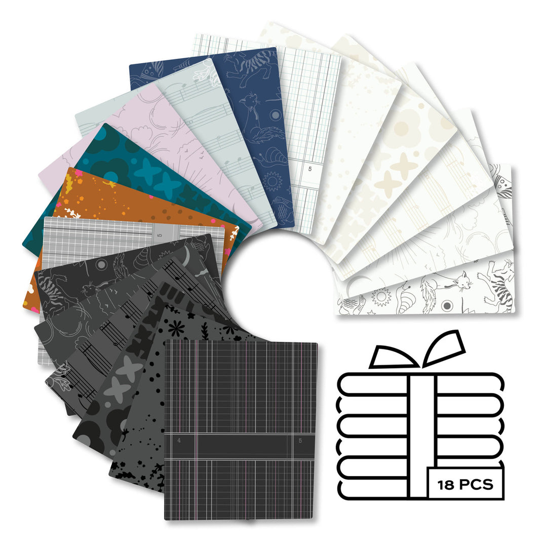 Shadow 2026 by Alison Glass Fat Quarter Fabric Bundle, 18pcs