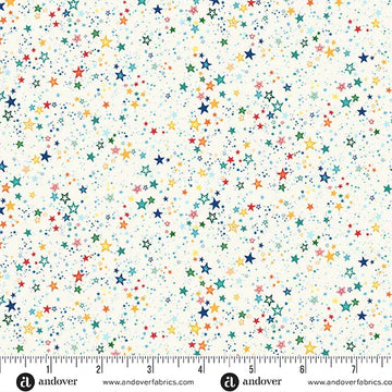 Orbit by Makower UK - Starlight, Cream Orbit by Makower UK - Starlight, Cream