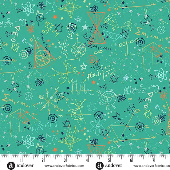 Orbit by Makower UK - Formula, Green Orbit by Makower UK - Formula, Green