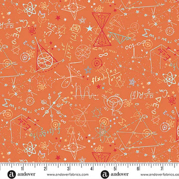 Orbit by Makower UK - Formula, Orange Orbit by Makower UK - Formula, Orange