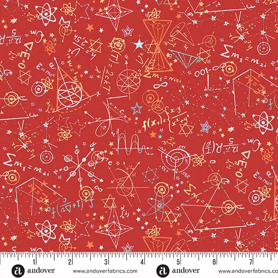 Orbit by Makower UK - Formula, Red Orbit by Makower UK - Formula, Red