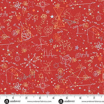Orbit by Makower UK - Formula, Red Orbit by Makower UK - Formula, Red