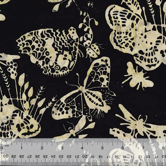 Butterfly fabric pattern sample