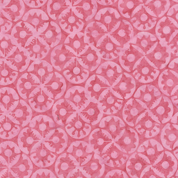 Dutch Days Batiks by Shayla Wolf - Flower Stamp, Knockout Flower Stamp Knockout | Dutch Days Batik Fabric by Shayla Wolf