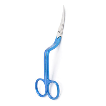 Blue curved scissors (747L)