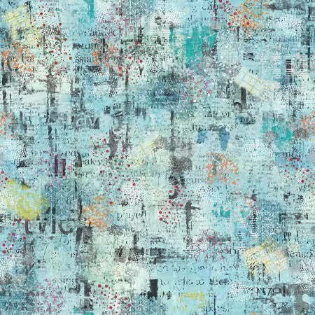 Free Falling - Paper Mache Turquoise