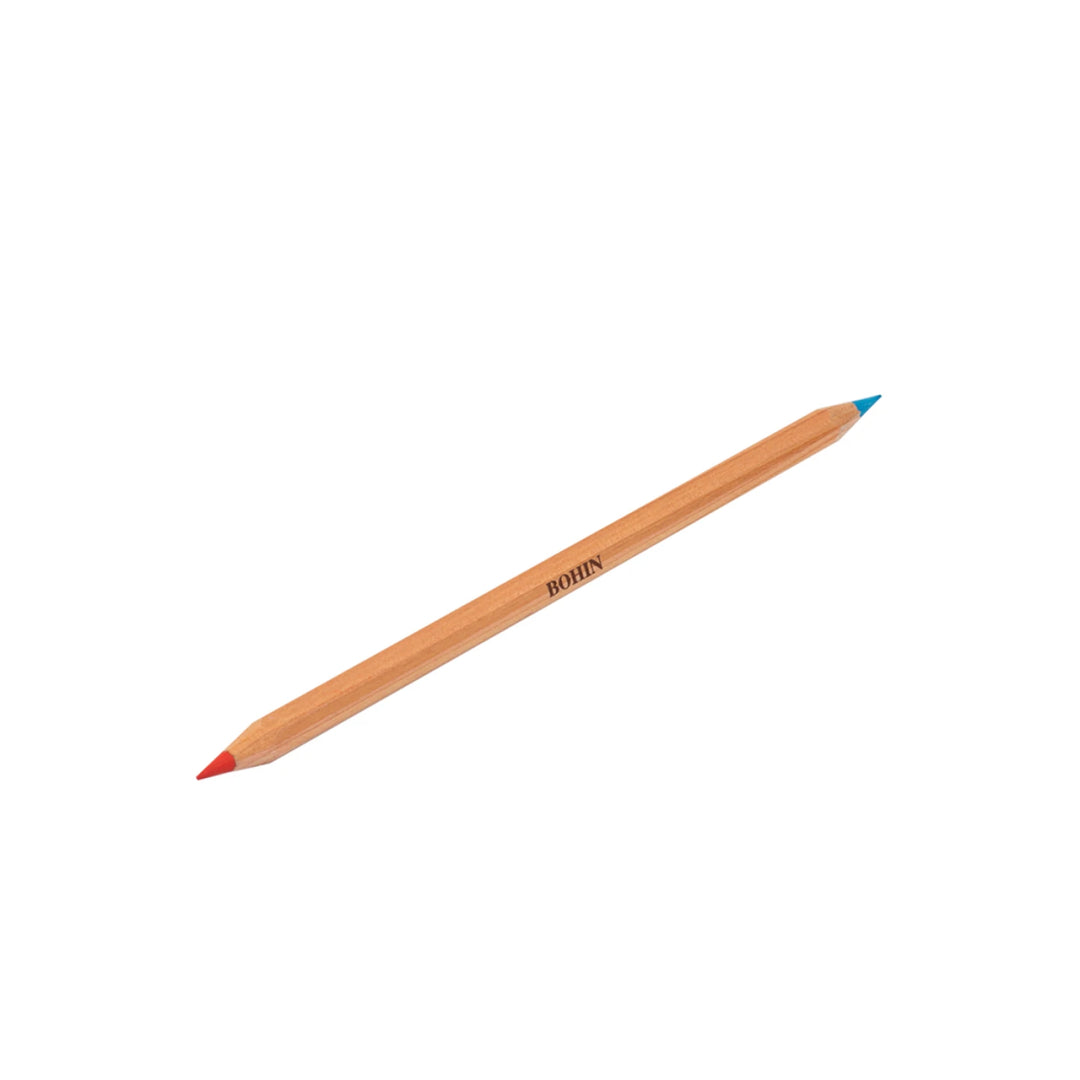 Dressmakers Bi-Colored Pencil, Red/Blue