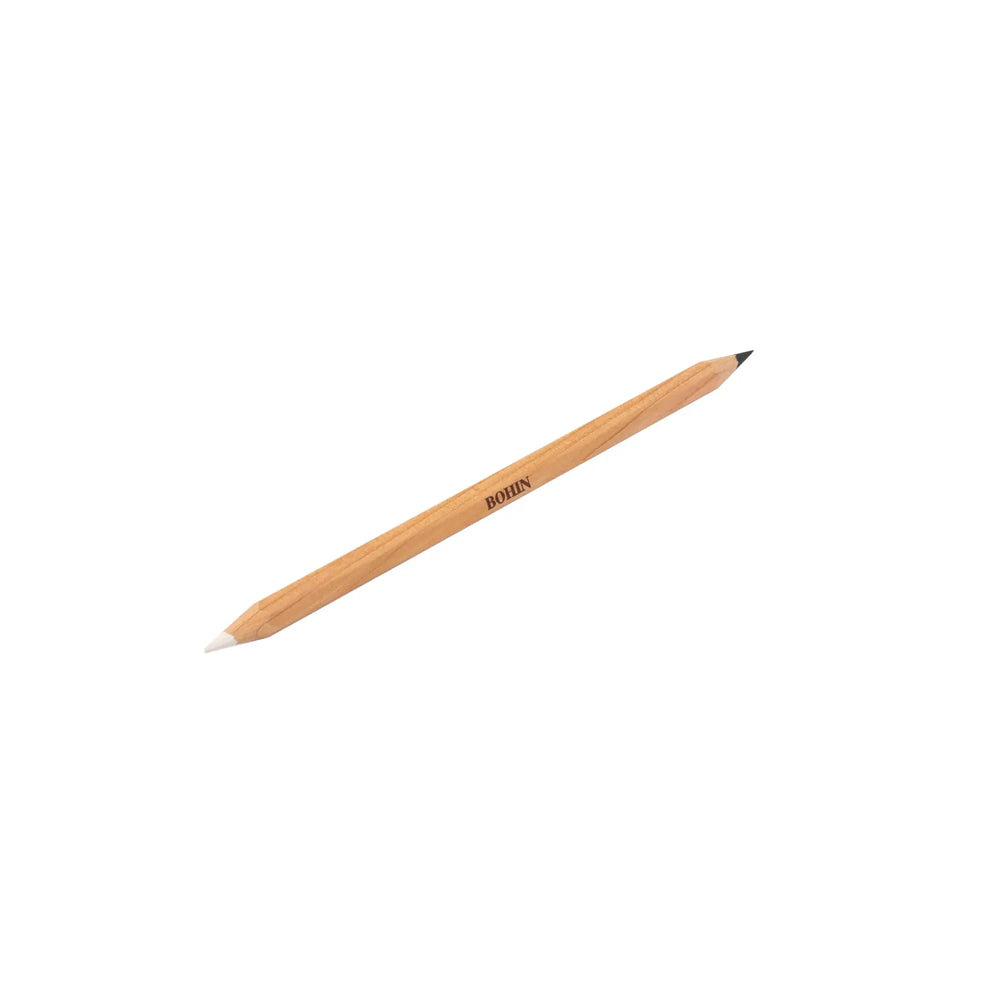Dressmakers Bi-Colored Chalk Pencil, Black/White Dressmakers Bi-Colored Chalk Pencil, Black/White