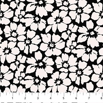 Ink & Earth - Floral, Black