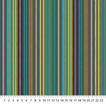 Camouflage by Kathy Doughty- Stripe, Cool